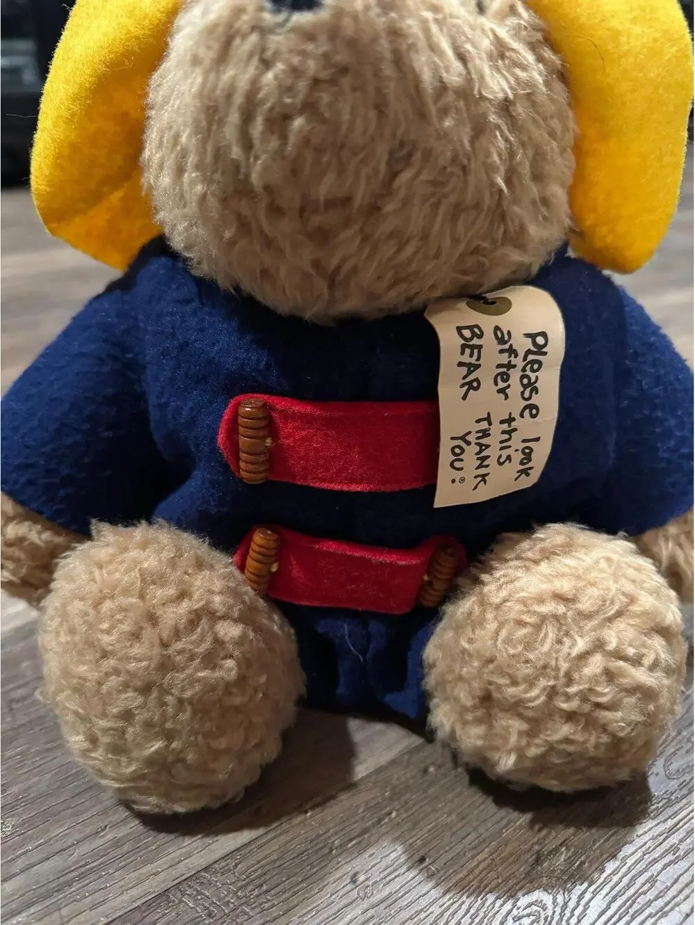Paddington Bear Stuffed animal by Eden Toys 15”